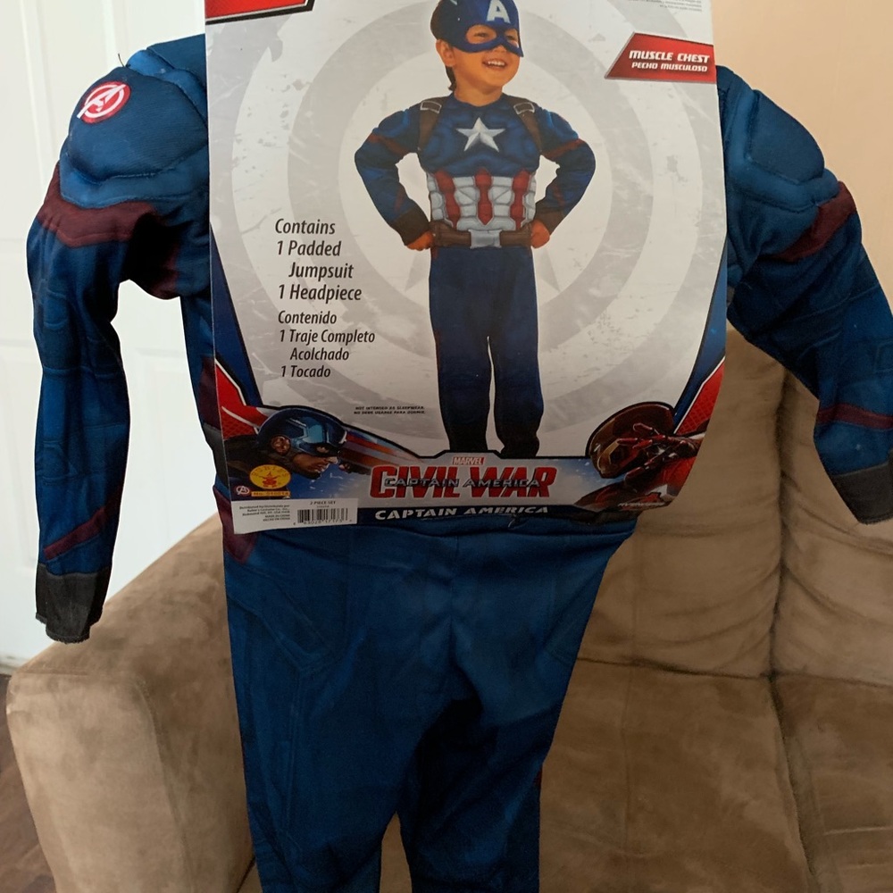 Captain America costume size 2t